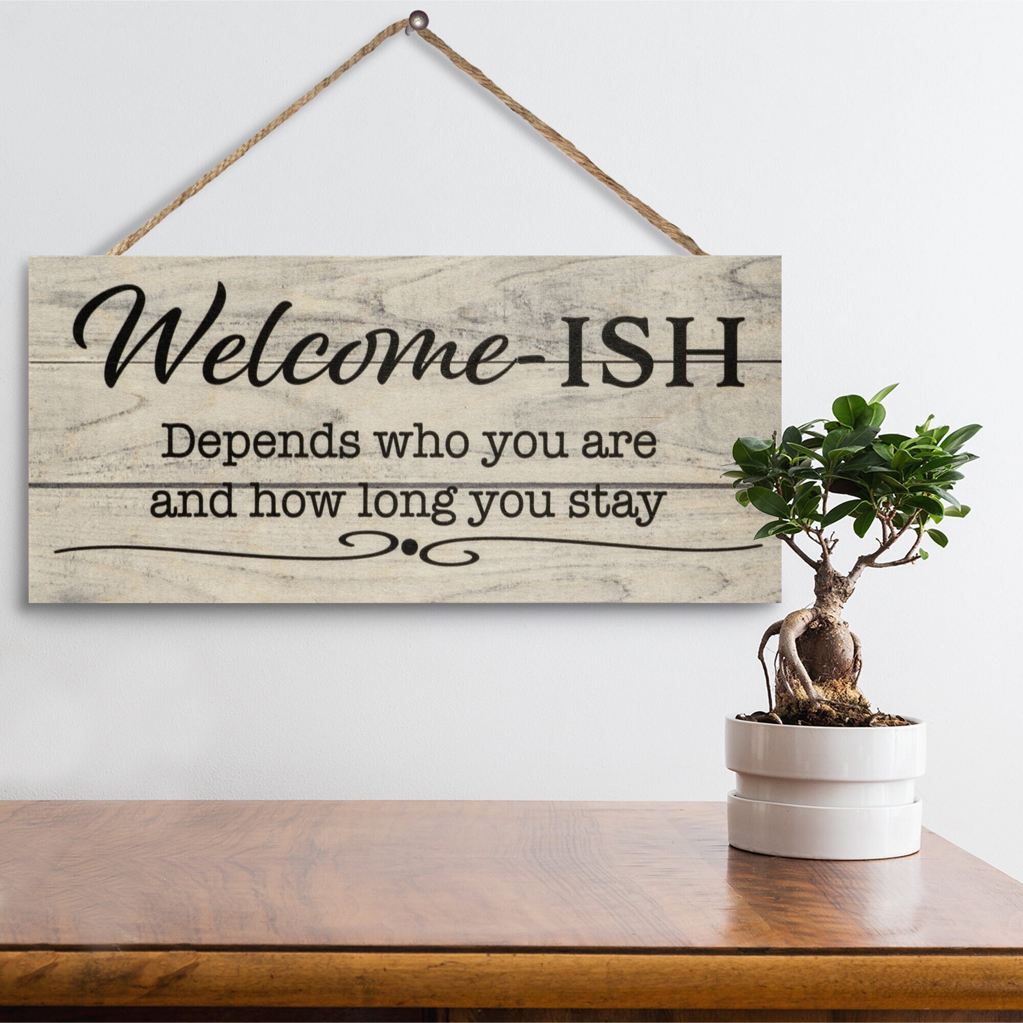 Funny Welcome Sign Welcome-ish Sign Funny Front Door Sign - Etsy Funny Welcome Sign Welcome-ish Sign Funny Front Door Sign - Etsy
