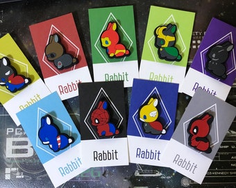 Marvel-rabbit magnet set