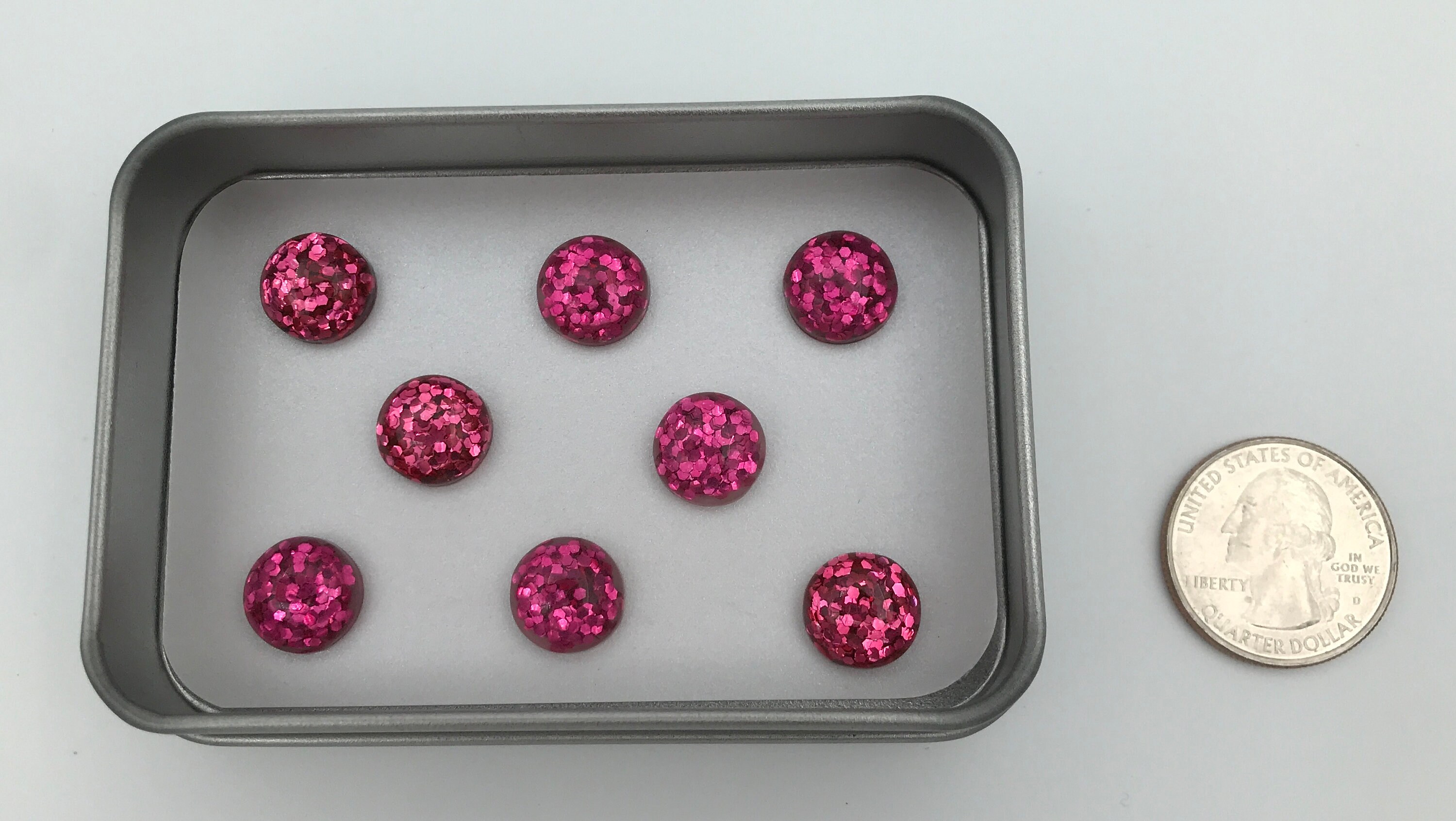 Pink Glitter Tin / Fridge / Refrigerator Etsy UK