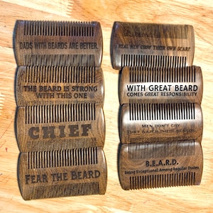 Engraving SVG for Beard Comb Blanks, Beard Quote SVG, Beard Comb Design, Quote for Men, Beard Sayings Digital File, Beard Designs for Lasers