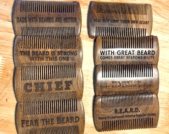 Engraving SVG for Beard Comb Blanks, Beard Quote SVG, Beard Comb Design, Quote for Men, Beard Sayings Digital File, Beard Designs for Lasers