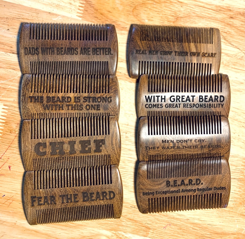 Engraving SVG for Beard Comb Blanks Beard Quote SVG Beard Etsy Canada