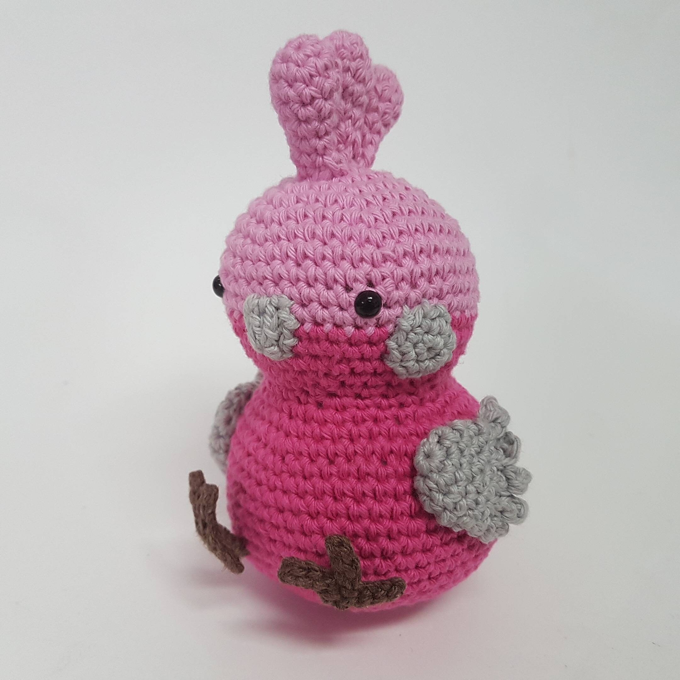 Crochet galah toy babies first birthday amigurumi bird Etsy