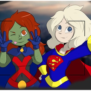 Miss Martian Costume Etsy