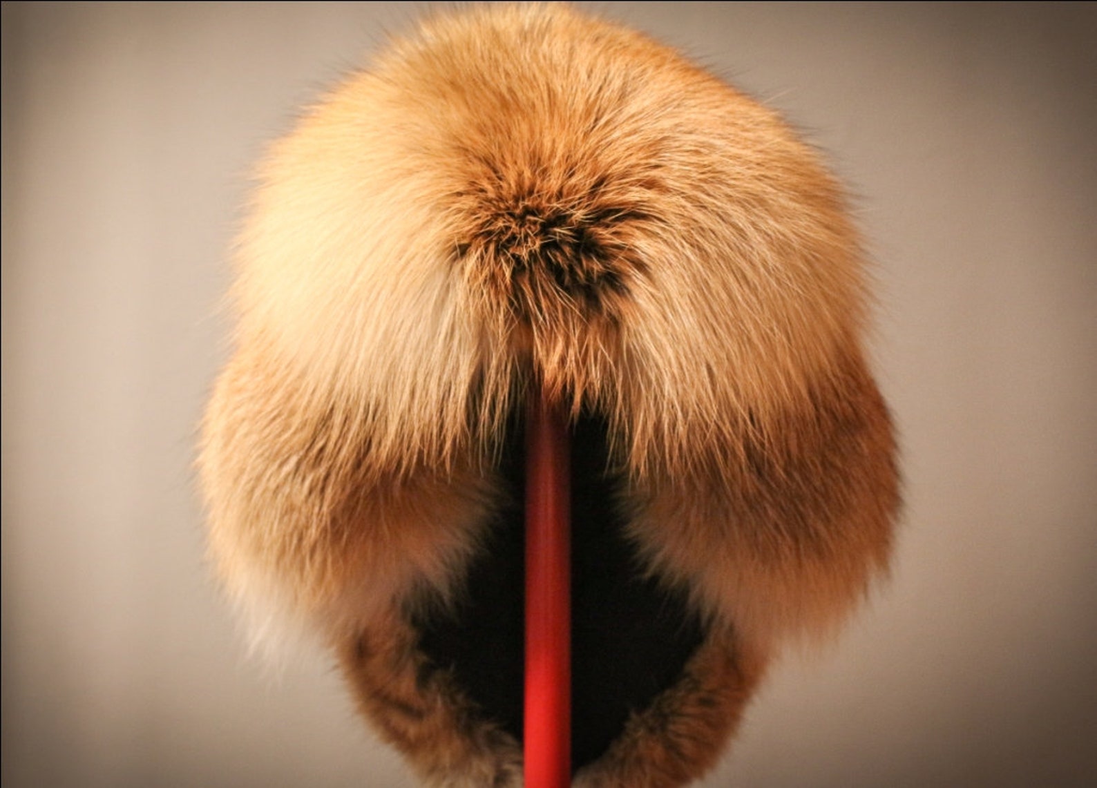 Red fox fur mens hat Mongolian Kazakhstan Eagle hunters hat Etsy
