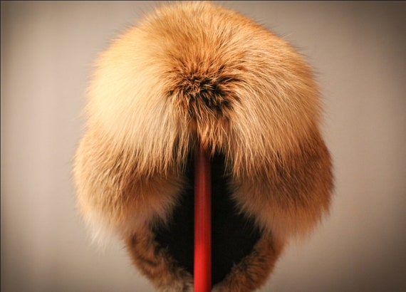 mongolian fox fur hat