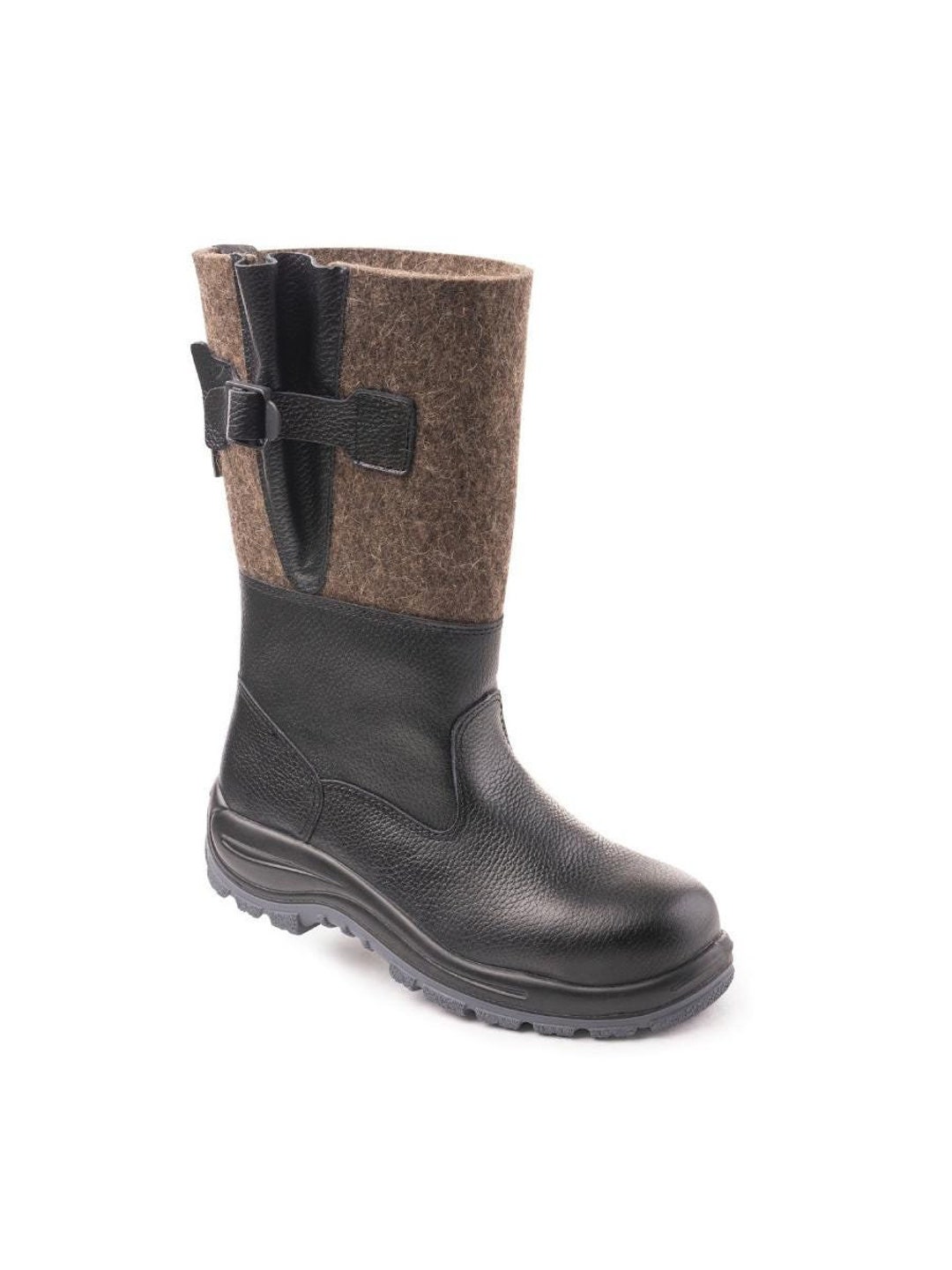 Herren-Winterstiefel aus Filzleder, Walenki Valenki, alle Größen