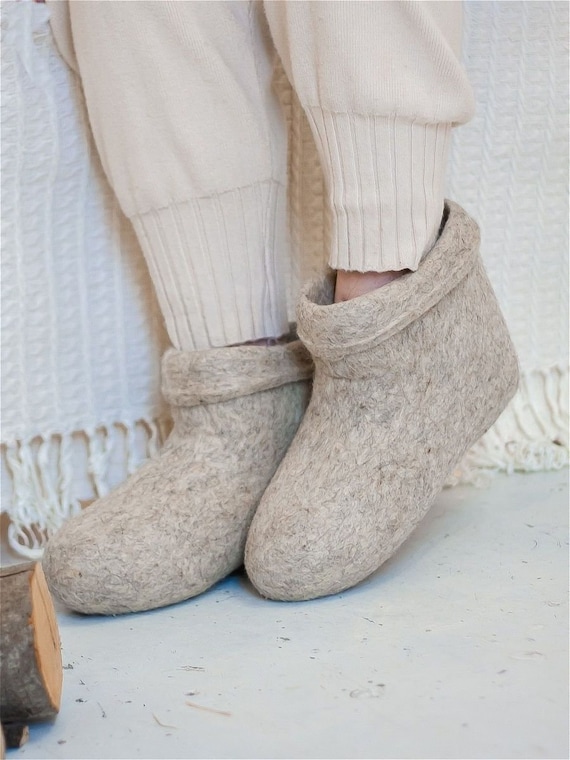 Filzstiefel Walenki Damen Original Russische Filzstiefel, Walenki