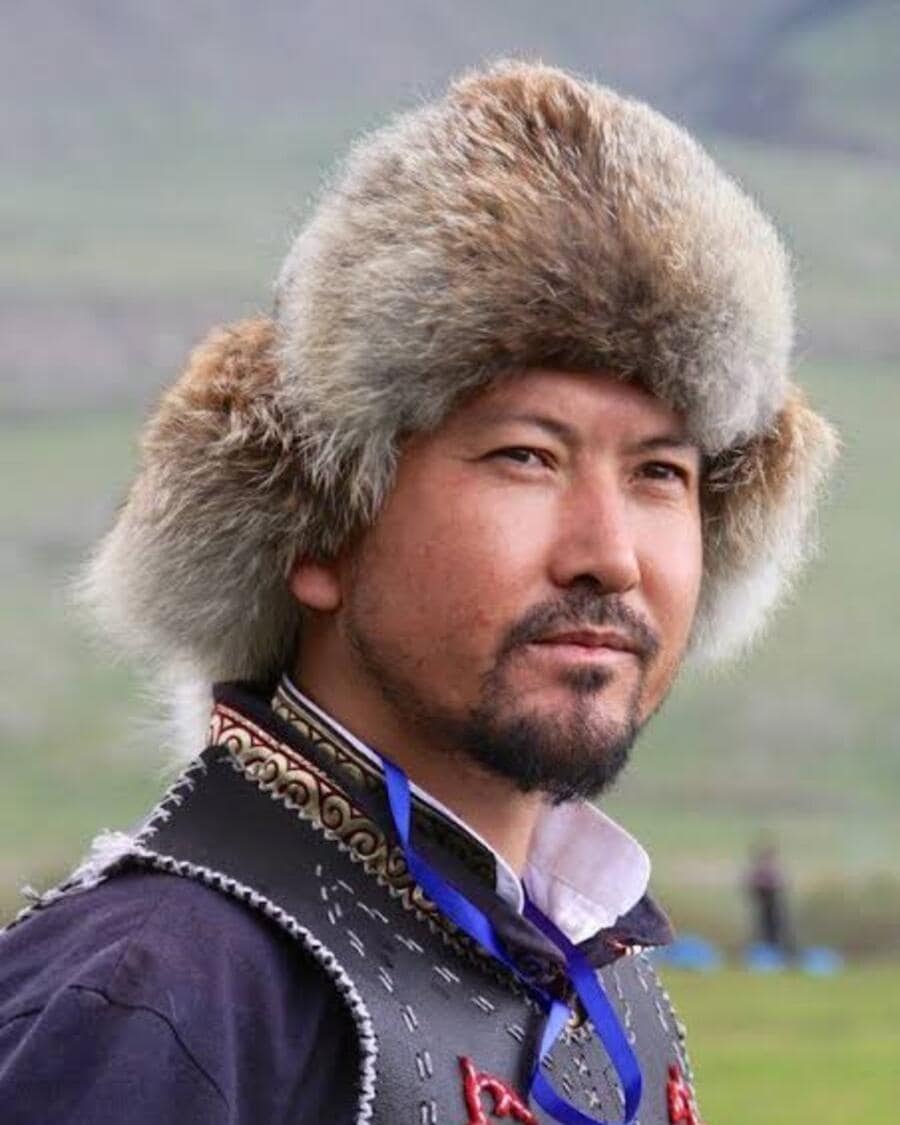 Red Fox Fur Men's Hat Kazakhstan Eagle Hunters Headwear Malakai
