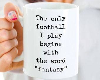 Fantasy Football Mug - Fantasy Football Trophy for League Champion, Loser, Commish - Fantasy Football Gifts - College Football