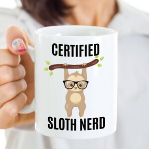 Mug Black Sloth Funny Saying the Coffee is Broken Still Tired Irony Lazy Office Colleague Gift - Ireland