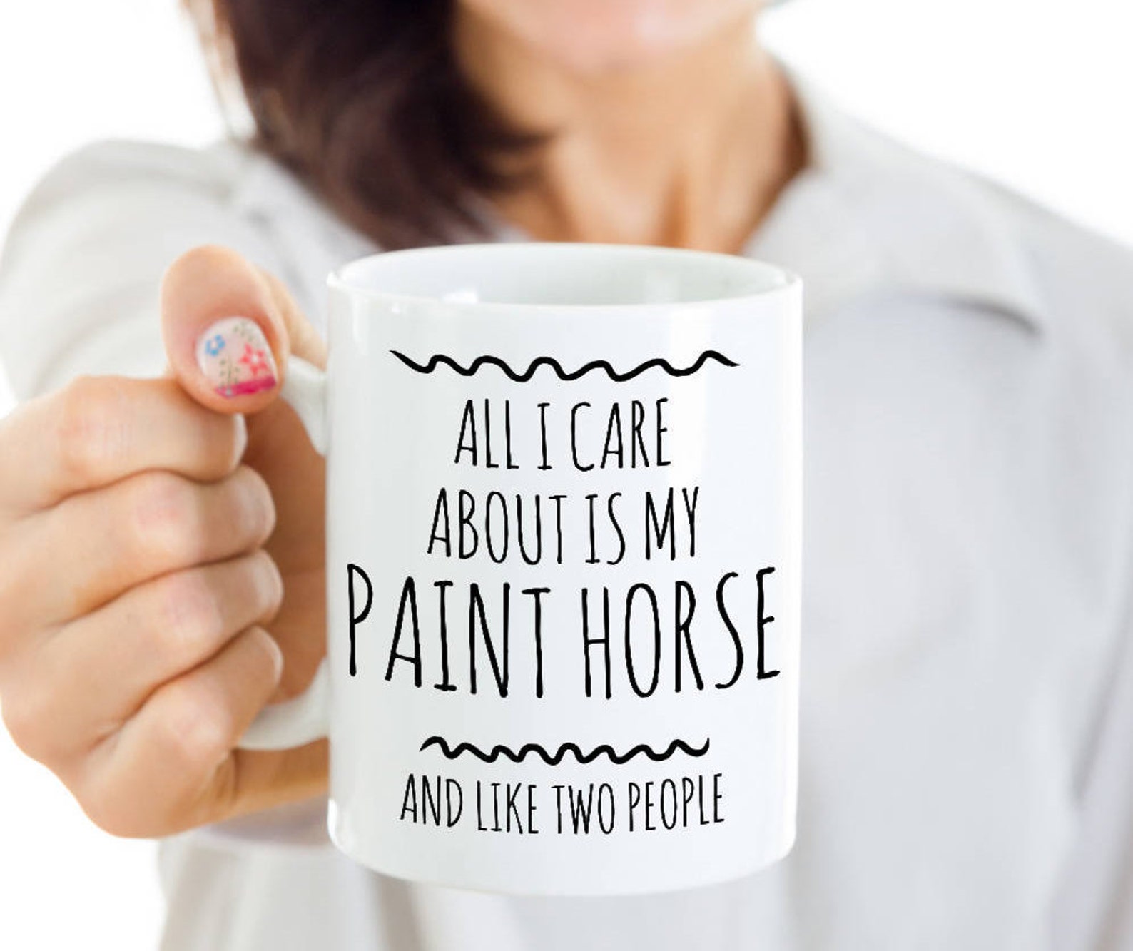 American Paint Horse Mug Paint Horse Gifts All I Care About is My Paint