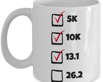 Marathon Runner Gifts - Future Marathoner Coffee Mug - Fun Present for a Runner Racing 26.2 Miles