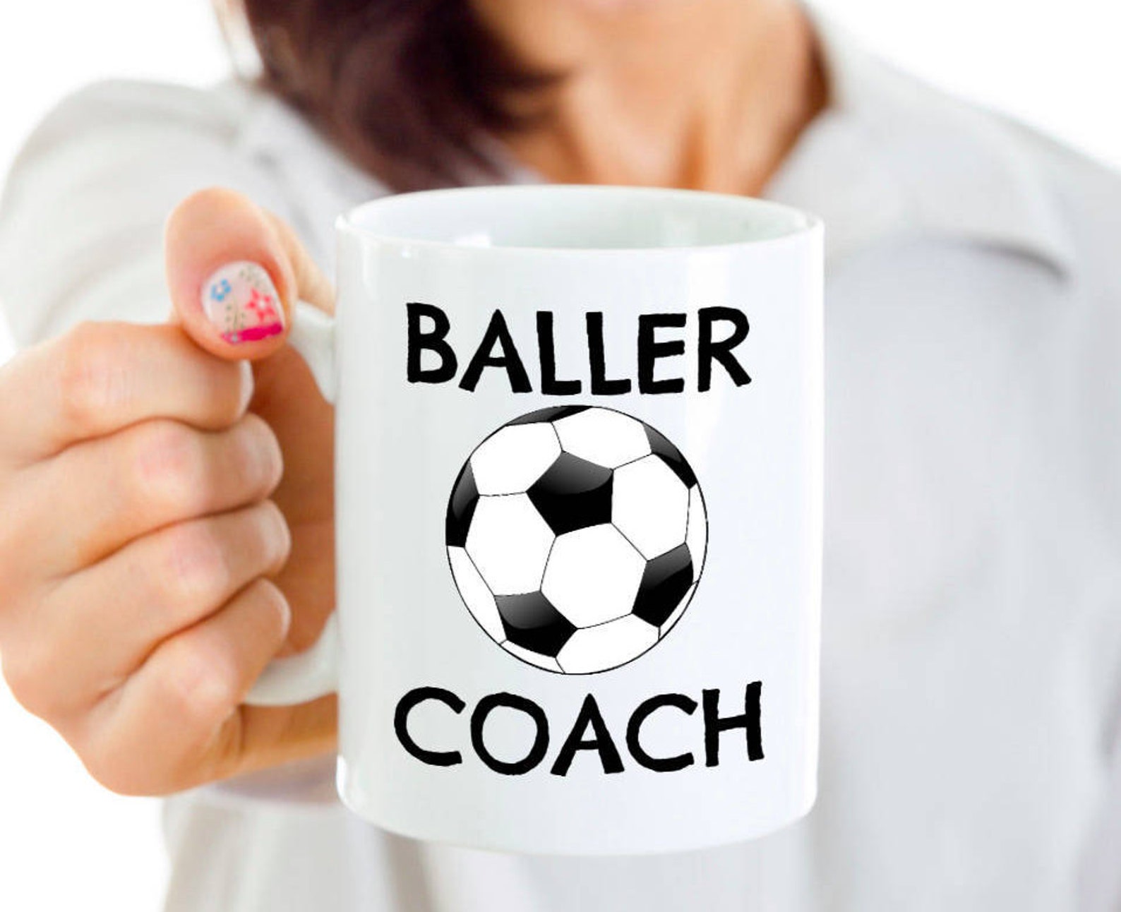 Soccer Coach Mug Celebrating Your Baller Coach Soccer Etsy