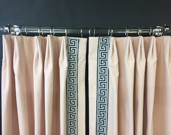 Custom Lined Curtains/Drapes, Your Fabric, Blackout Lining Optional