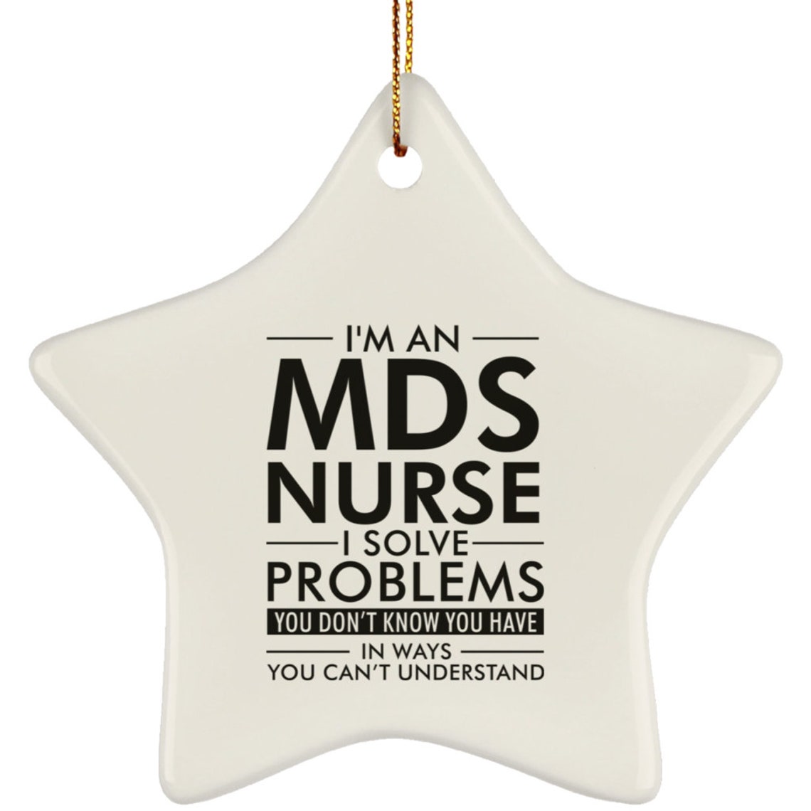 Funny Nurse Christmas Ornament Novelty Gifts for Coworkers Etsy