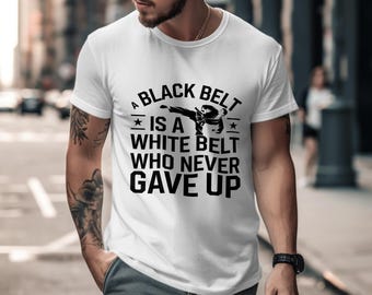 Karate Black Belt Motivation PNG: Martial Arts Gift (Digital Download)