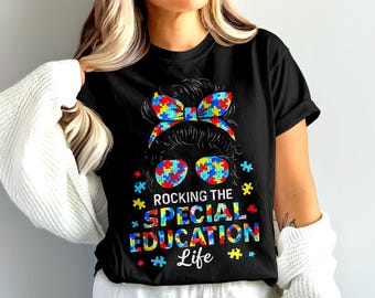 Special Education Life PNG: SPED Autism Awareness Teacher, Digital Download