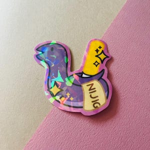 J&#39;adore vivre ! Mascottes ! ver. Nijigasaki | Sticker holographique