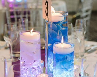 Wedding Centerpiece Floating Candle Centerpiece With Pink Etsy Wedding Centerpiece Floating Candle Centerpiece With Pink Etsy