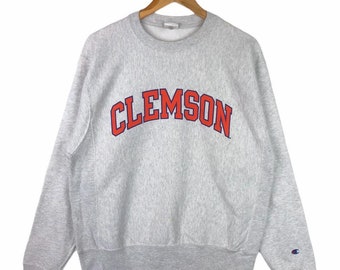 champion clemson crewneck sweatshirt