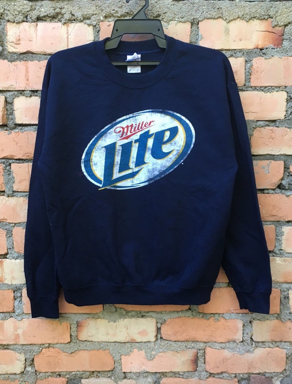 Vintage Miller Lite Pullover Size Medium