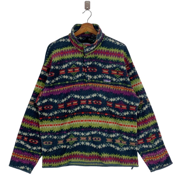 Patagonia multicolor fleece best sale