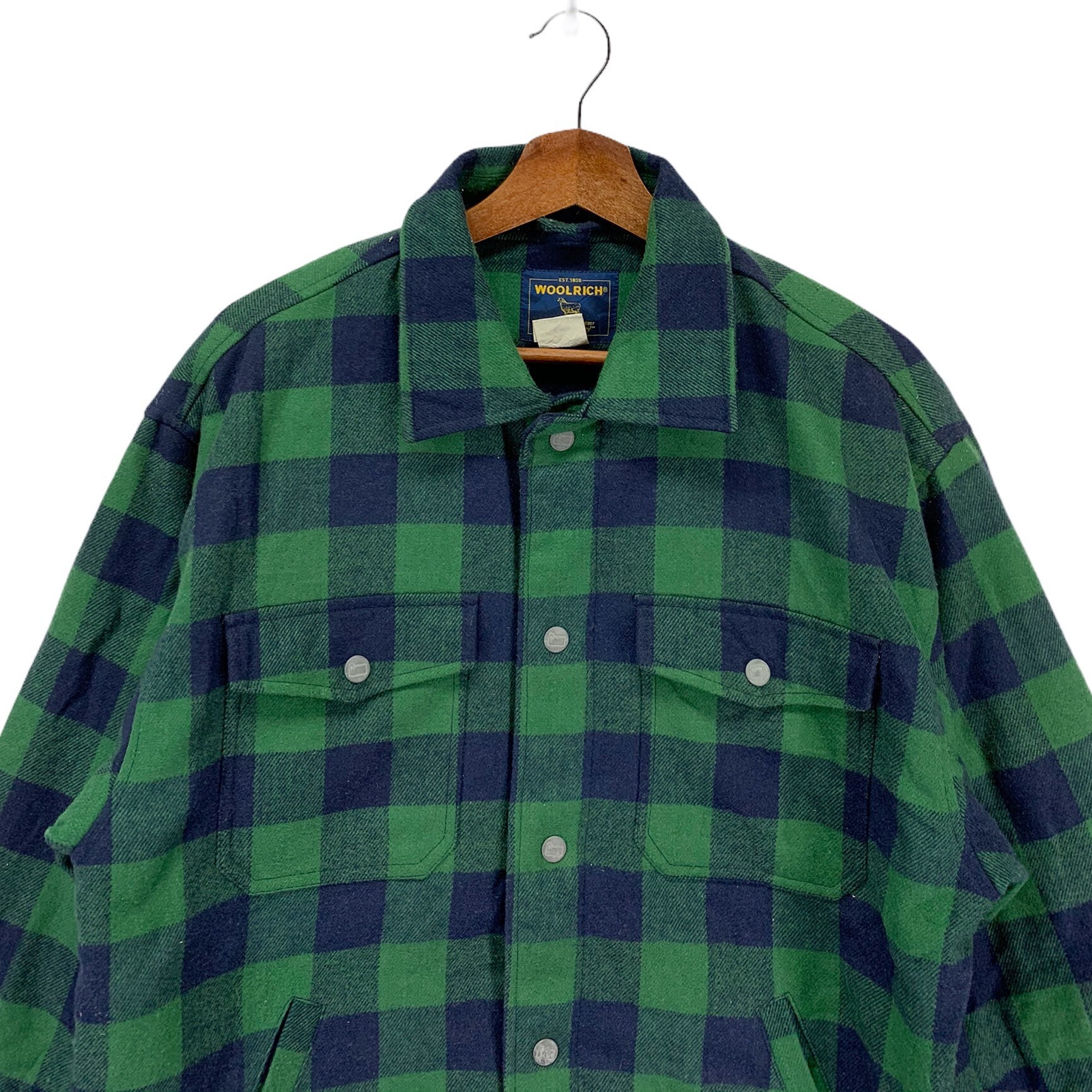 Vintage 90s Woolrich Plaid Tartan Checked Button Jacket - Etsy Vintage 90s Woolrich Plaid Tartan Checked Button Jacket - Etsy