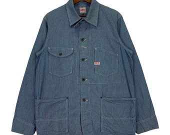 Vintage One-O-One Work Wear Sanforized Union Made chore Jacket