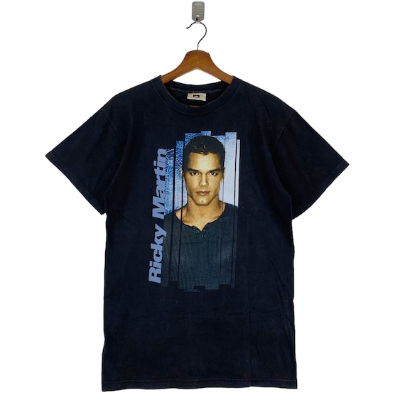 Vintage 90s Ricky Martin Genre Pop Music Tee - image 1