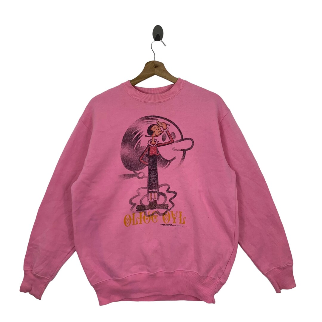 Vintage Disney Popaye and Olive Cartoon Network Pullover Jumpers