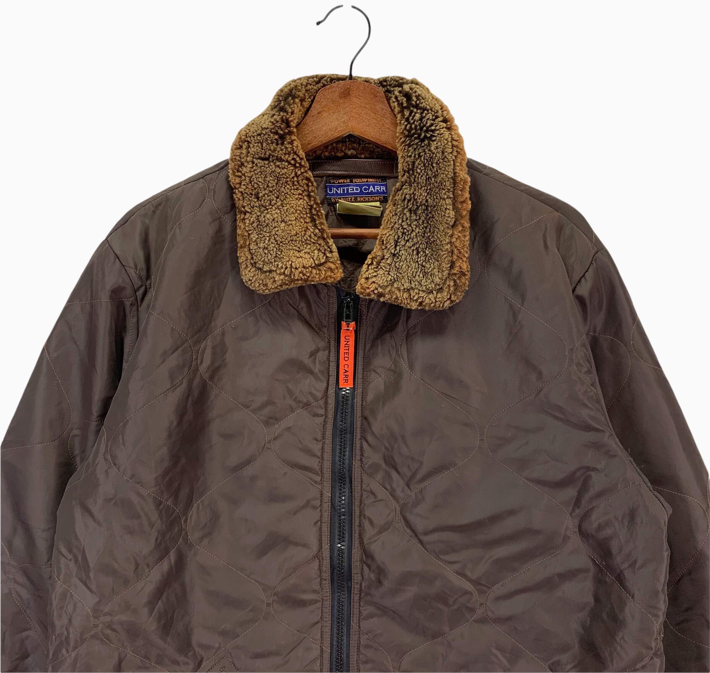 Vintage United Carr by Buzz Ricksons Sherpa Quilted Jacket - Etsy