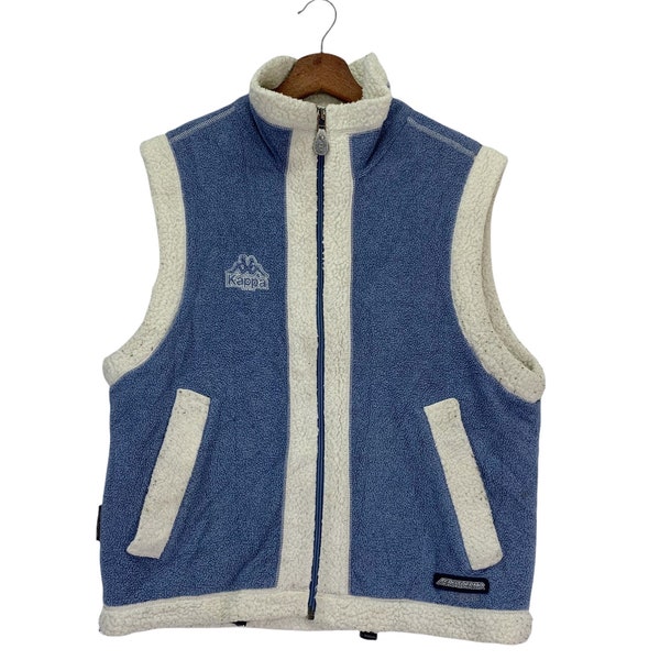 Vintage Kappa Fleece Sportswear Sherpa Sleeveless