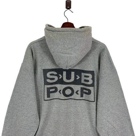 Buy Vintage 90s SUB POP RECORD no Comment Nirvana Hoodie Sweater  