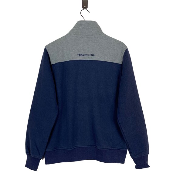 MacWorkVintageShop Vintage FC Barcelona Football Champion Zipper Sweater