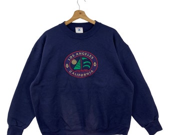 Vintage 90s Los Angeles  California Pullover Jumper Sweater