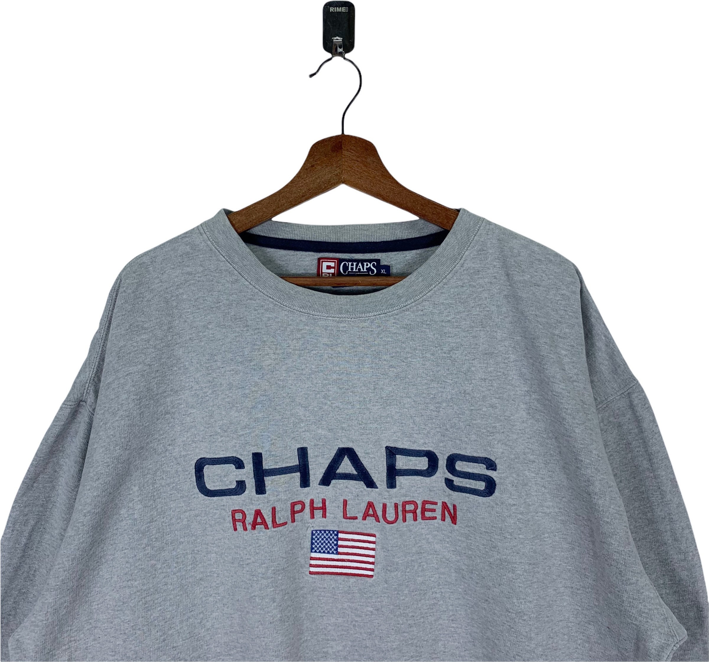 Vintage Chaps Ralph Lauren American Flag Crewneck 