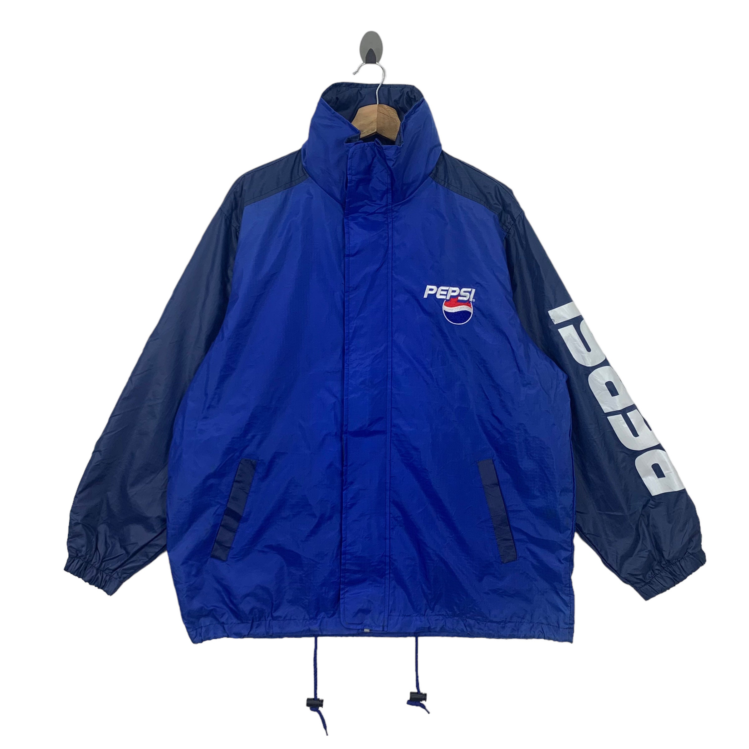 Vintage Pepsi Cola Blue Windbreaker Light Zipper Jacket - Etsy Vintage Pepsi Cola Blue Windbreaker Light Zipper Jacket - Etsy