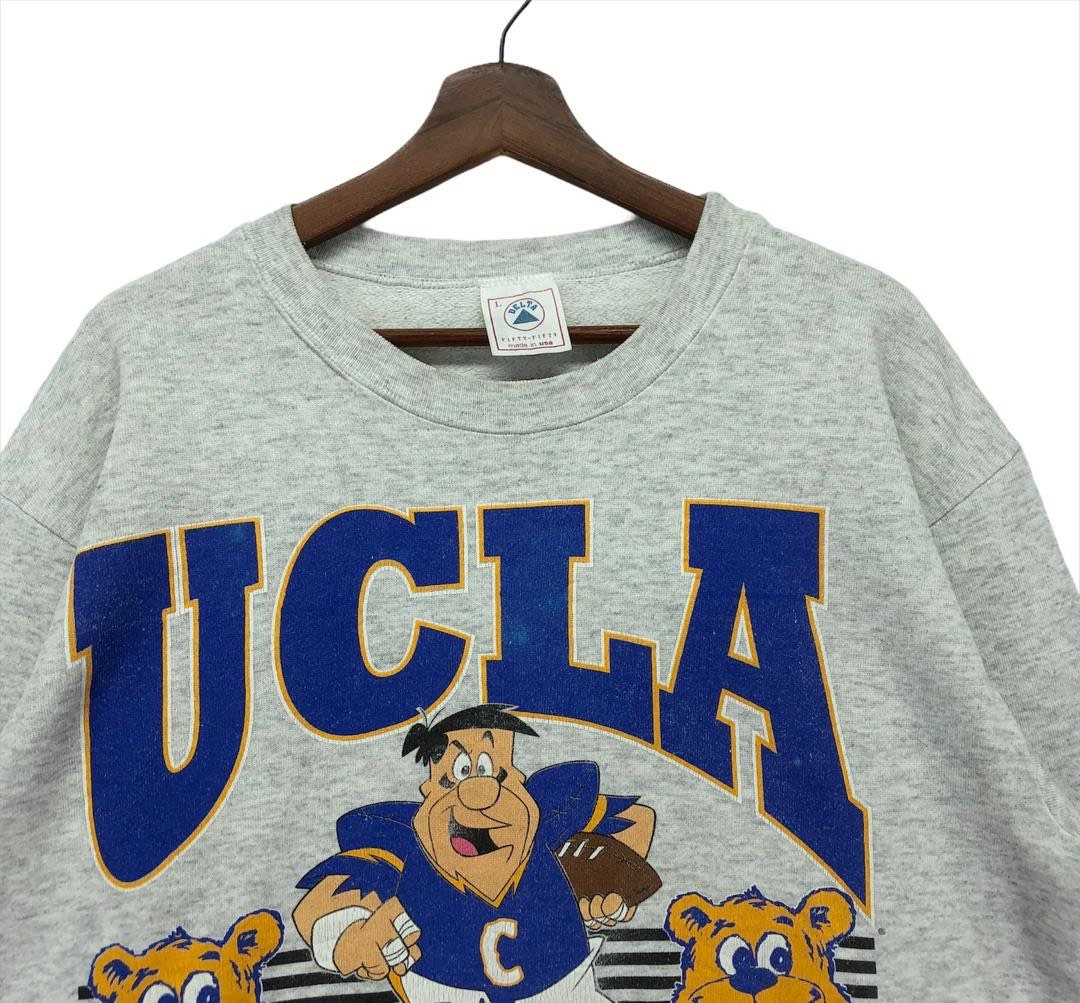 Hottertees NCAA Bruins Logo Vintage UCLA Sweatshirt