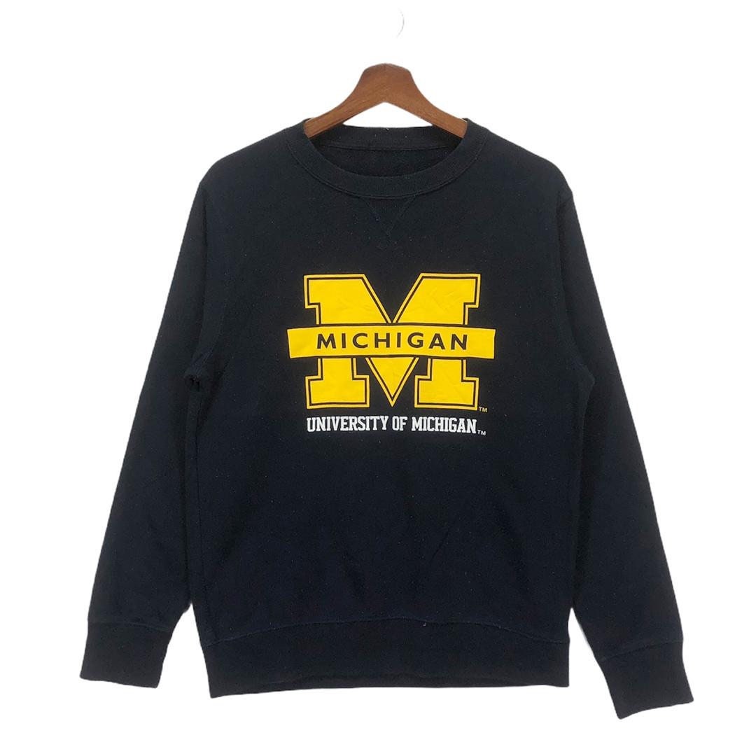 Vintage University of Michigan Sweatshirt Crewneck Pullover Big Logo