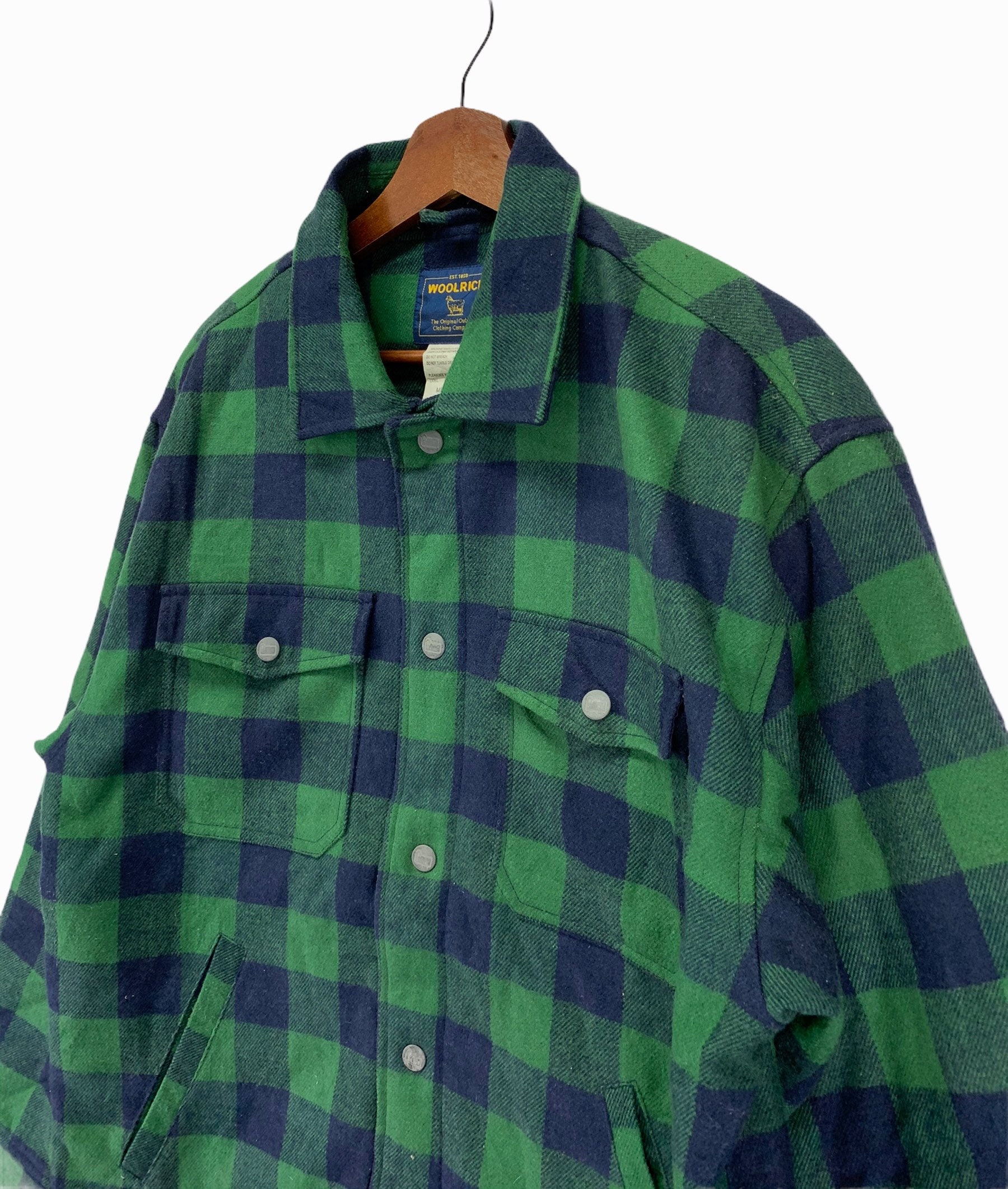 Vintage 90s Woolrich Plaid Tartan Checked Button Jacket - Etsy Vintage 90s Woolrich Plaid Tartan Checked Button Jacket - Etsy