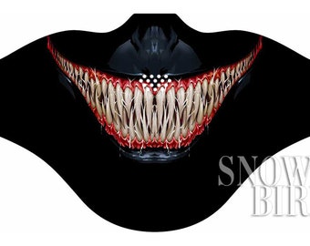 Download Venom Smile Mask Etsy