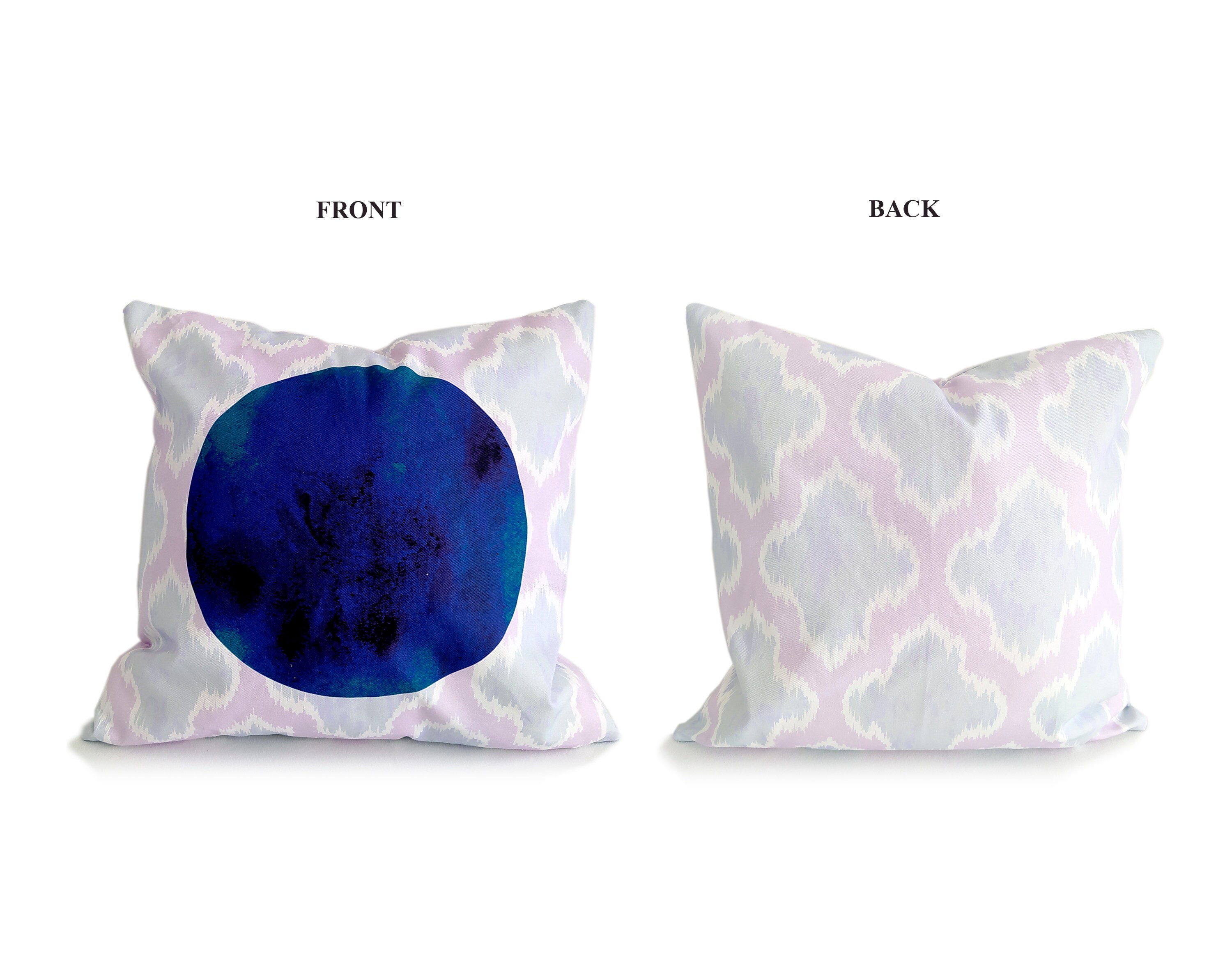 Pillow Cover Designer Pillow Cover Cushion Cover Blue Etsy