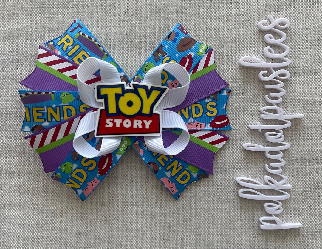 Toy Story Hairbow Toy Story Hairbows Toy Story Bow Toy Etsy