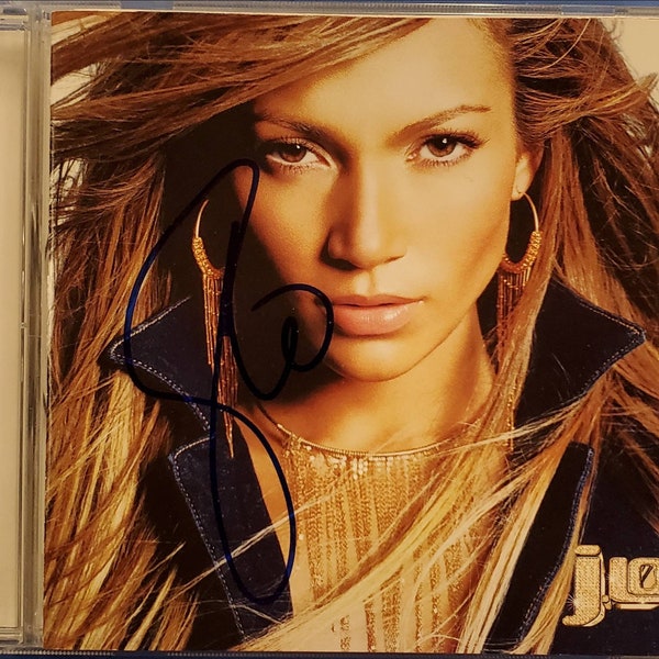 Jennifer Lopez "J.Lo" CD Hand Signed Autograph by Jennifer Lopez W/ LOA Hologram