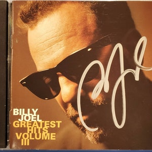 Billy Joel &quot;Greatest Hits Volume III&quot; CD Hand Signed Autographed by Billy Joel W/ LOA Hologram