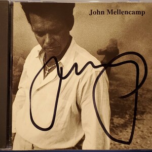 John Mellencamp Self-Titled CD Hand Signed Autographed by John Mellencamp W/ LOA Hologram