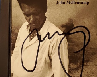 Gesigneerde cd door John Mellencamp: gesigneerd album met LOA