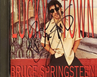 Bruce Springsteen Lucky Town CD Hand Signed Autographed by Bruce Springsteen W/ LOA