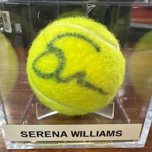 Serena Williams  Hand Signed  Autograph US Open Wilson 1 Tennis Ball with LOA and Hologram